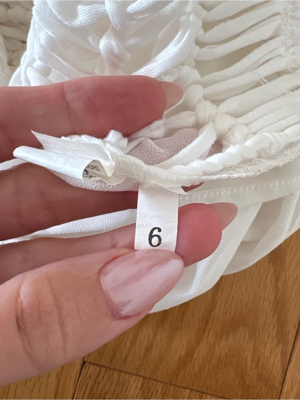 White Crochet Detail Maxi Dress coverup - Picture 8 of 8